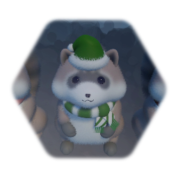 Holiday Raccoons