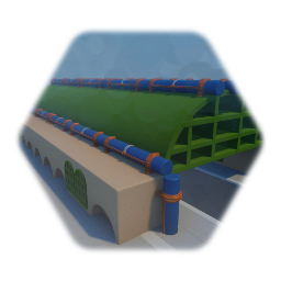 Dieselpunk Train station