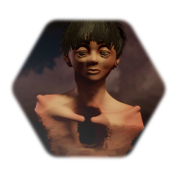 やせこけた子供