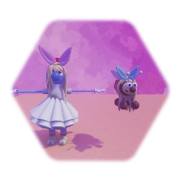 Andre and Wally B as Chrissy and Francine