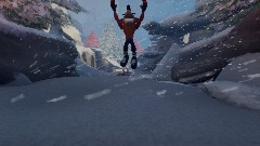 Crash Bandicoot Adventurous World Level 20 (Snow Road)