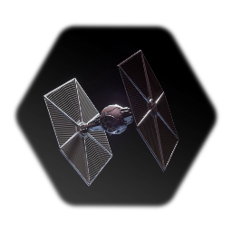 TIE ships from STAR WARS