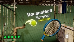 Racquetball survival challenge