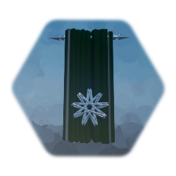 Tapestry, Green with Silver Star