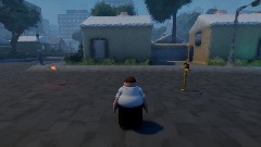 Giant Chicken Boss Fight