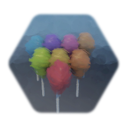 Coloured Cotten Candy