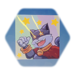 Super Star Laser Cat #CUAJ Template - Japan
