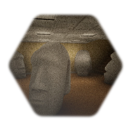 Backrooms Level moai template