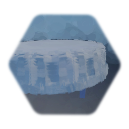 Dining table with cloth