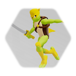 Kirby The 5th Turtle (ROTTMNT Style)