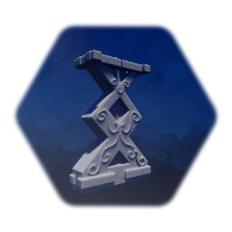 Crystalonia Castle  Platform Support A - TCCryst0030a