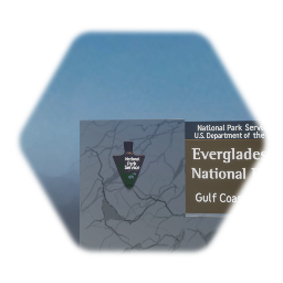 Everglades national park sign (WIP)