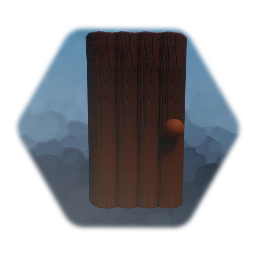 Working Wooden Door
