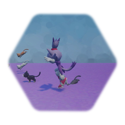 Blaze the cat:dance to coffin dance