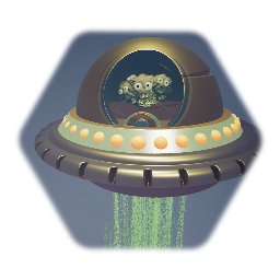 Bob the Keratinous Blob and his Flying Saucer