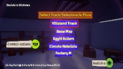 Menu 1 Select your Track
