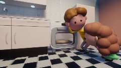 Ki Wi in the backyard