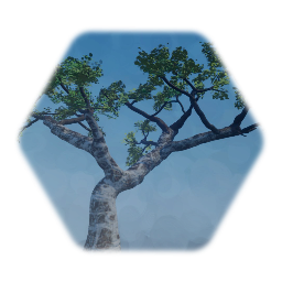 Detailed Alder Trees with Painted leafs