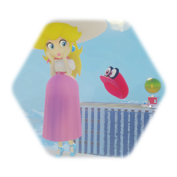 Princess Peach Doll ( New Donk City Outfit )