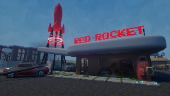 Fallout Wasteland Apocalypse Red Rocket Gas Station