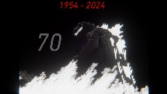 Godzilla 70th anniversary render thing