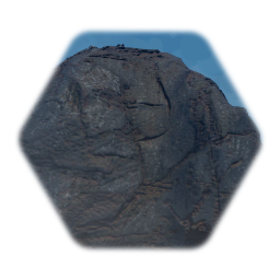 Realistic Large Rounded Cliff Rock