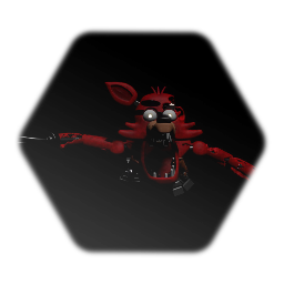 Withered Foxy FNaF 1: jumpscare pose