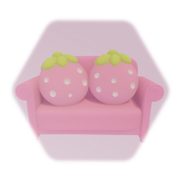 mini strawberry couch !!  <3