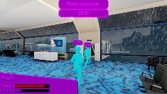 Be late for a flight Simulator