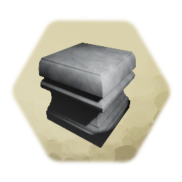 Stone Pedestal Corner