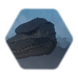 Godzilla's head