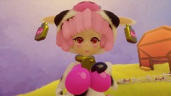 Cute Anime Cow Doll