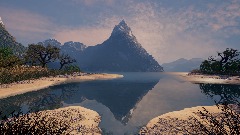 Timelapse Sunset at Milford Sound