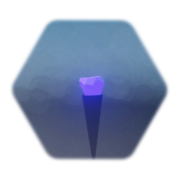 Remix of Torch or Glowgem Holder With Gem (Purple)