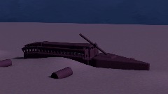 Titanic wreck and Britannic wreck made by memory