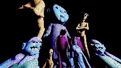 Ice Age Baby dances with Kermit and wario