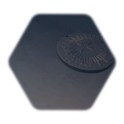 Plaque d'égout métal