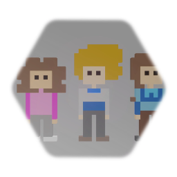 The Cast Pixelated