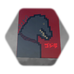 Shin Godzilla poster (pixel art)