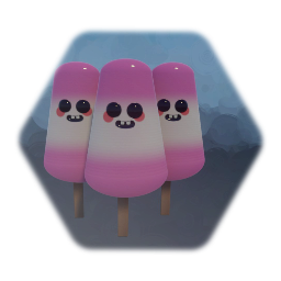Cute ice lollies