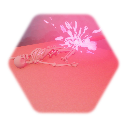 Dead body, lazer beam