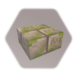 Minecraft | Mossy Stone Bricks Slabs