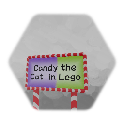 Original Lego Candy  Sign