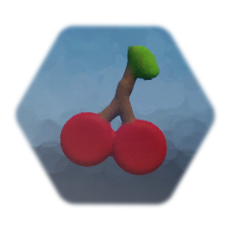 Cherries sculpture
