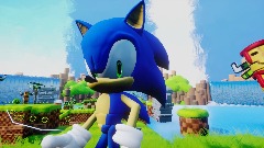 Sonic the dog in the Green hills 4