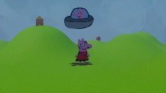 Peppa pig get's sucked up by an alien 2