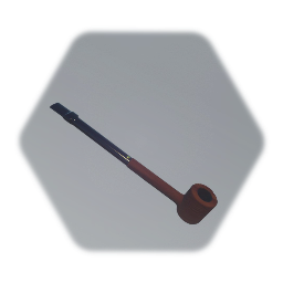 Straight long shanked Churchwarden. Briar Pipe #3