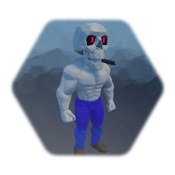 Buff Skeleton mini boss