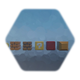 Super Mario block assets