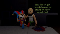 A meta runner and digital circus crossover I wish happened